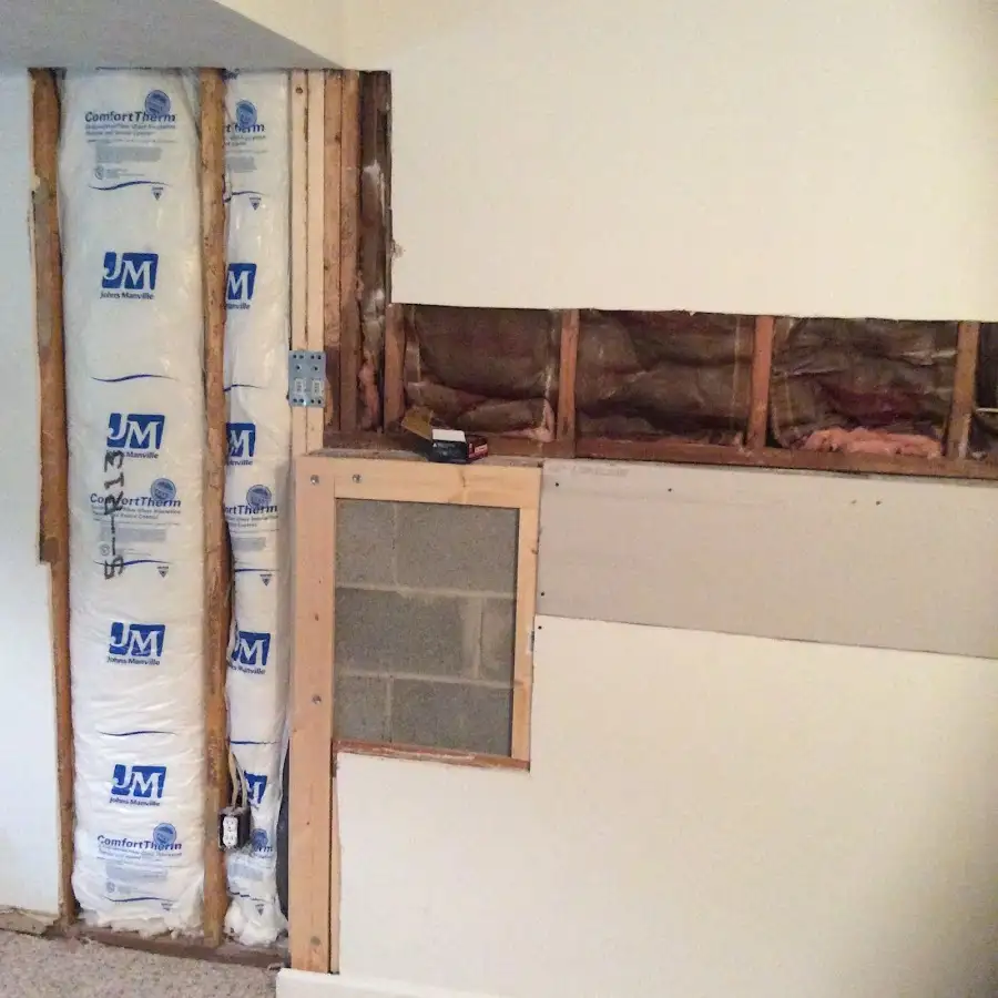 Wall insulation replacement during Odor Removal & Deodorization in Clear Lake